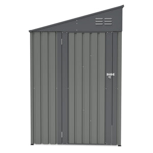 4x7 Foot Lean-To Shed in Olive