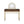 Coleen Walnut & Gold Finish Vanity Desk with Mirror & Jewelry Tray