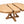 7-Piece Round Extendable Solid Wood Dining Table Set