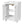Bathroom Vanity With Ornate Elliptical Motif, Soft Close Hinges