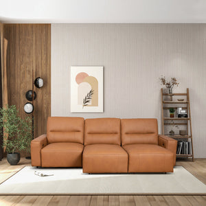 Grant - Triple Power Convertible Sofa - Cognac