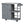 Outdoor Kitchen Island Fir Wood Prep Station with Stainless Steel Top