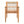 Outdoor Dining Chairs Set of 2 with Acacia Wood and Rope Design