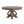 Round Dining Table With Pedestal Base - Natural / Rustic