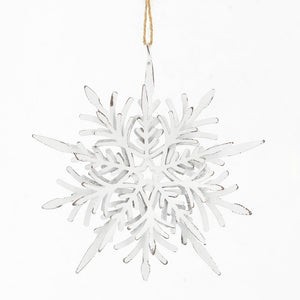 Iron Snowflake Hanger - Set of 6