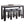 Necalli Marble Top Weathered 4 Piece Pack Counter Height Table Set - Espresso