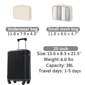 20-Inch Hardshell Carry-On Luggage