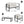 Navan 4-Piece Outdoor Chat Set - Black / Beige