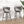 Bar Stool 360 Swivel With Back Footrest