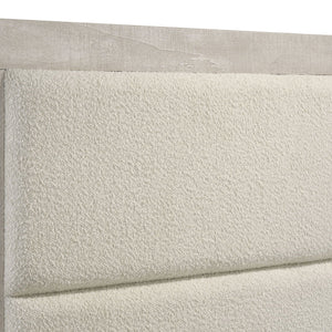 Strout - 4 Piece Queen Bedroom Set With Upholstered Headboard - Rustic