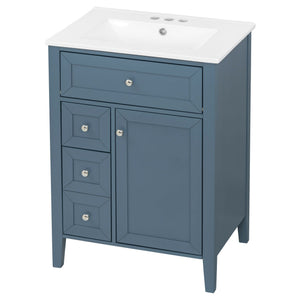 Bathroom Vanity With Sink, Soft Closing Cabinet