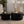 Black Scalloped Round Coffee Table Set