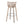 Cosini - Mid Century Modern Fixed Height, Barstool With Swivel With Round Footrest (Set of 2)