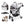 4-Wheel Foldable Pet Stroller for Dogs and Cats