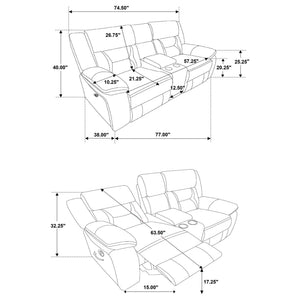 Brazelton - Pillow Top Arm Motion Living Room Set