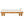 Teak Finish Acacia Wood Daybed with Cream Cushion