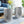 Modern Round Accent Table With Hammered Surface