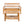 2-Piece Outdoor Teak Acacia Wood Conversation Set