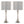 Lenuxe - Contemporary Modern Design Table Lamp (Set of 2)