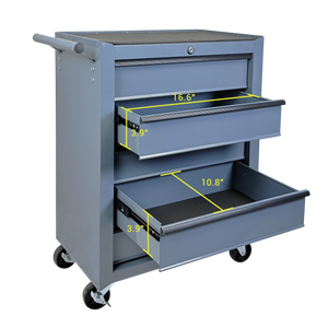 Rolling Metal Tool Chest with 5 Drawers