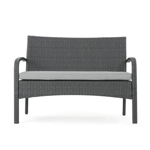 Cordoba KD Wicker 4 Piece Chat Set