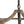 3 Light Wood Drum Chandelier, Hanging Light Fixture With Adjustable Chain For Kitchen, Bulb Not Included - Brown