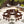 Outdoor 8 Person Round Picnic Table with Built-In Benches