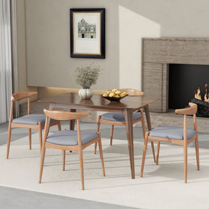 Elegant Dining Chairs With Ergonomic Backrest & Comfort Cushions (Set of 2)