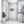 Single Sliding Bypass Shower Door Tempered Glass Enclosure