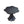 Sculptural Round Dining Table Petal Shape Root Texture For Dining Room - Black