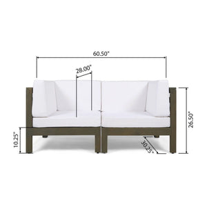 Oana - 2 Piece Loveseat Set With Water Resistant Cushions
