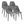 Modern Accent Dining Chairs Upholstered Seat, Metal Legs (Set of 4)