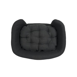 Elevated Dog Bed Frame for Small Dogs with Rubber Wood Legs