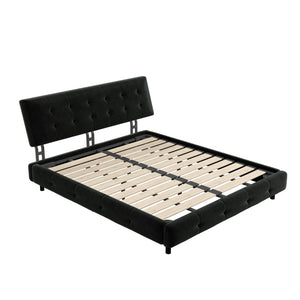 Tufted Headboard With Extra-Large Ultra-Soft Cloud Pillow Design
