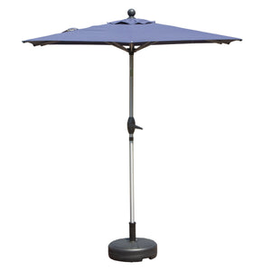 Rectangle Patio Umbrella with Crank Lift and Tilt Function