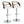 Pino - Mid-Century Modern Adjustable Barstool With Swivel With Rounded T Footrest (Set of 2) - Chrome / Cherry / White