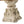 Cake Stand, Wood Cake Plate With Magnesium Base - Cream / Brown