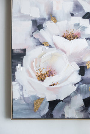 Sarah Framed Floral Wall Art, Large