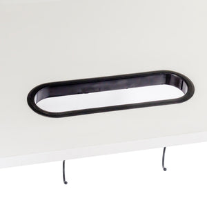 Bathroom Wall Cabinet with Adjustable Shelf, Towel Bar, and 5 Hooks