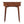 Solid Mango Wood Mini Chestnut Hallway Console with 2 Drawers