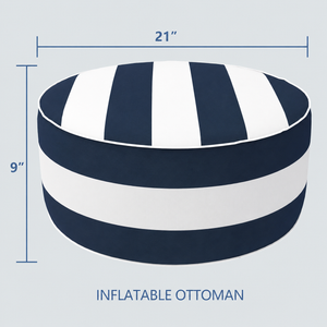 2 Pack Outdoor Inflatable Ottoman