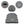 Unisex 5 LED Knitted Beanie Winter Warm Hat Camping Jogging Running Cap Headlamp