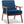 Mid Century Modern Accent Chair With Solid Wood Frame And Extra Thick Backrest