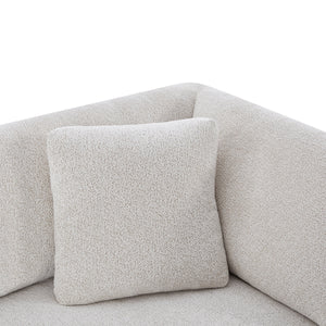 83.5" Modern Flared Arms Sofa (Beige)