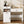 3-in-1 Vanity Desk with Flip Top Mirror, Glass Top Compact Makeup Vanity & Hidden Storage
