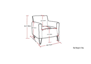 Warren - Accent Chair With Hairpin Legs