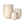 U_STYLE Lightweight Round MGO Outdoor Planter Set - 3 Sizes