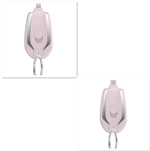 Keyring Wireless Charging Bank 1500mAh Portable Power