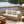 Outdoor Furniture Rattan Sofa with Cushions and Throw Pillows