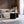 Nesting Coffee Table Set of 2, Modern Round Wood Side Tables
